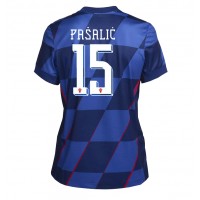 Dres Hrvatska Mario Pasalic #15 Gostujuci za Žensko EP 2024 Kratak Rukav